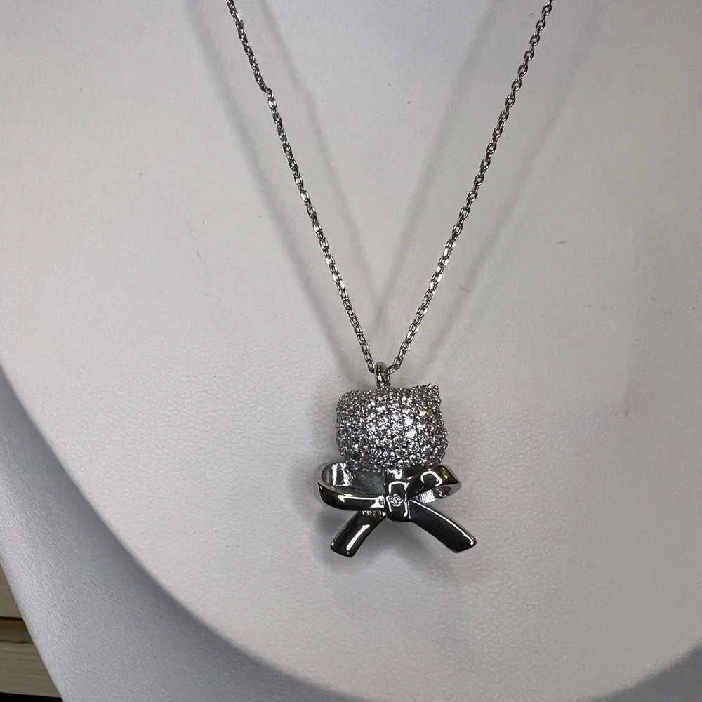 Kate Spade Silver/Blue Pawlina Necklace